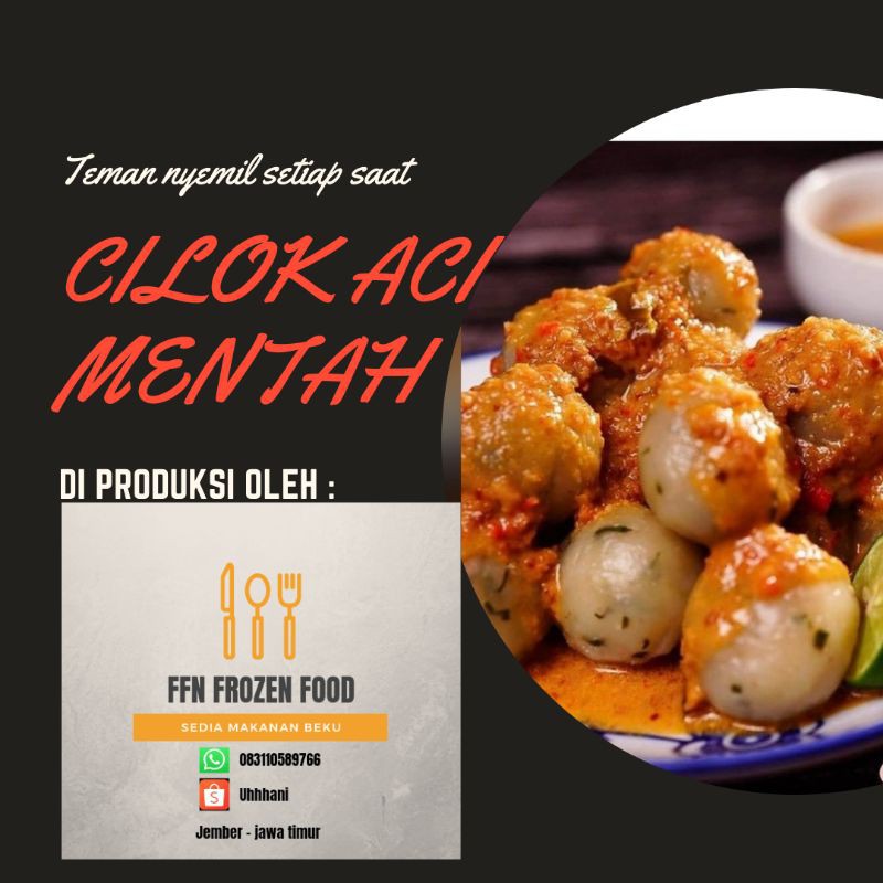 

cilok aci original. enak dan gurih