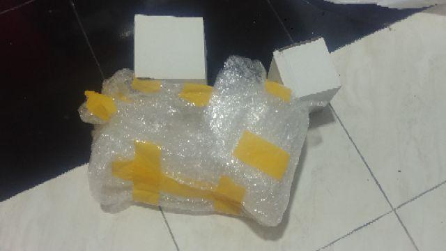 Gelas Kaca Dua Lapis Motif Sapi 250ml