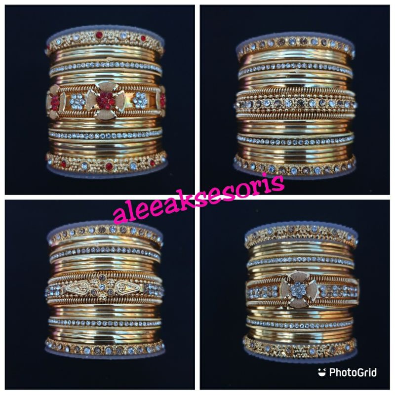gelang set india/gelang india/aksesoria india