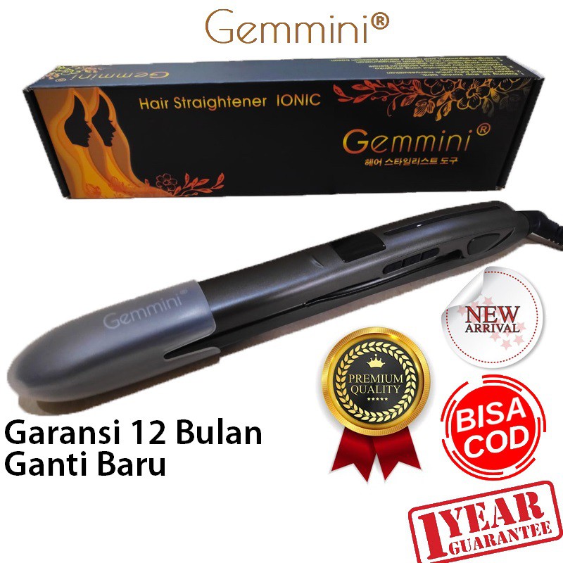 Catok 2in1 High End Gemmini GM26 Digital Catokan Pelurus Pengeriting Rambut Kualitas elite 2 in 1
