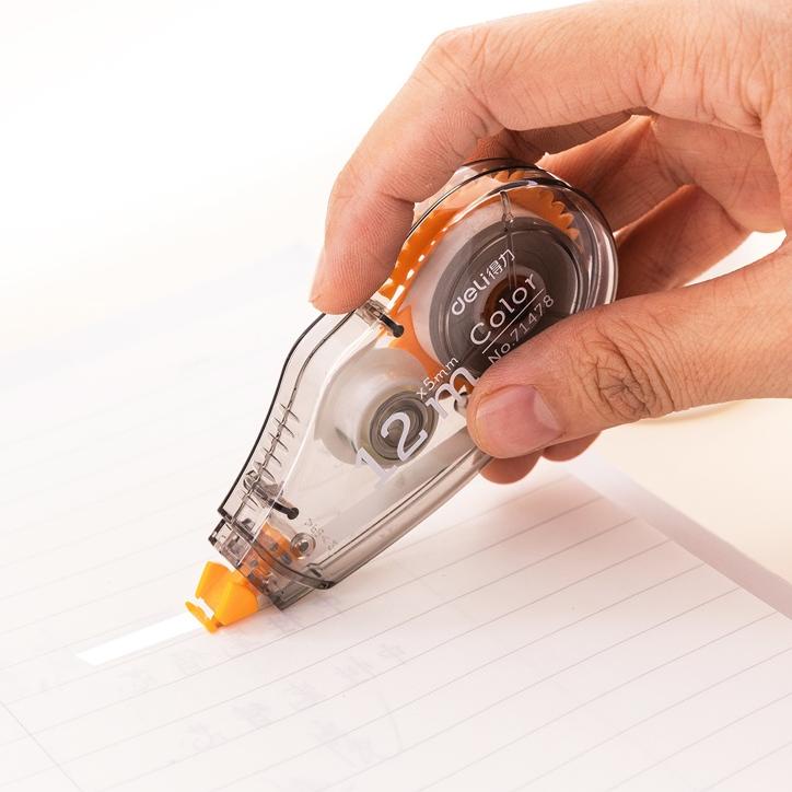 

DFY✣ Deli Correction Tape / Pita Koreksi Tip Ex Kertas 3 in 1 Panjang 36 Meter 71478 Paling Baru
