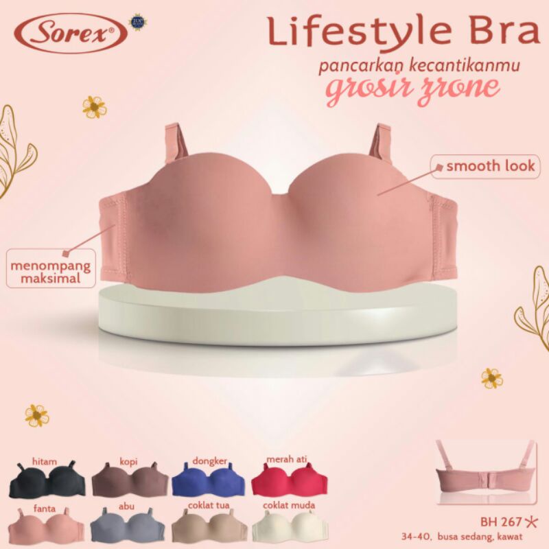 BH BRA Sorex 267 seamless anti nyeplak| lifestyle Bra