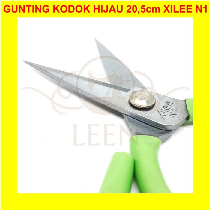 Gunting Kodok Hijau 8 Inch 20,5 cm Xilee N1 Kain Konveksi Garment LEEN