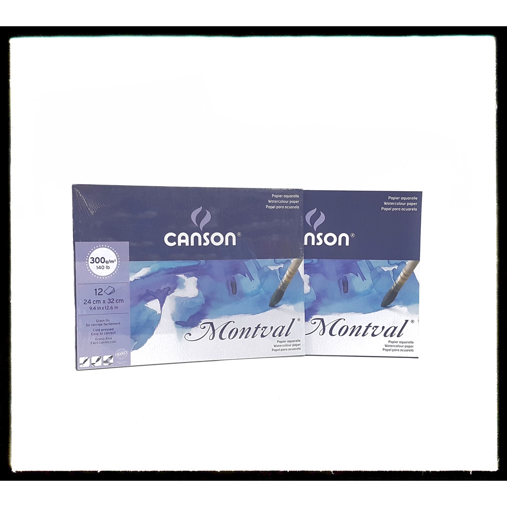 

Canson Montval 12 Sheet 24 x 32 Cm 300 Gram