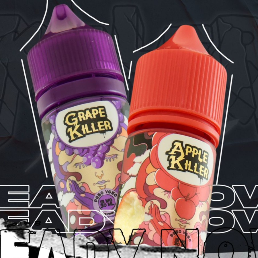 PODS FRIENDLY AUTHENTIC APPLE KILLER PODS &amp; GRAPE KILLER PODS 30ML 15MG