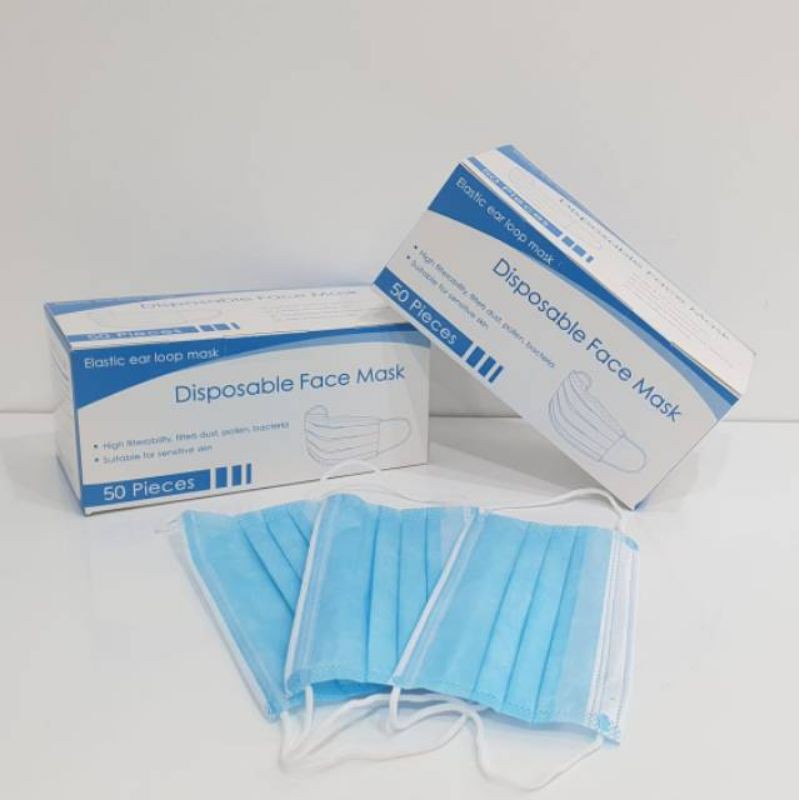 Masker Disposable 1box isi 50 PCS