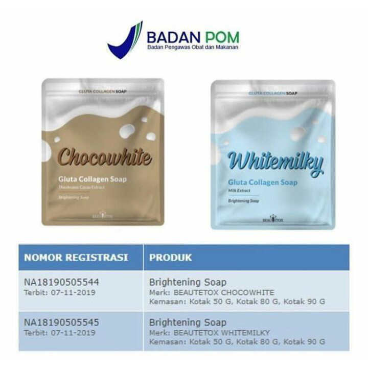 GLUTA COLLAGEN SOAP CHOCOWHITE WHITEMILKY