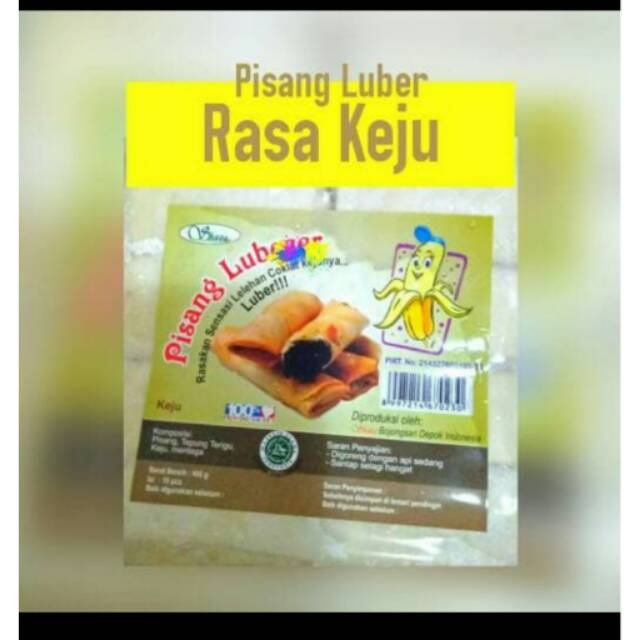 Pisang lumer rasa keju