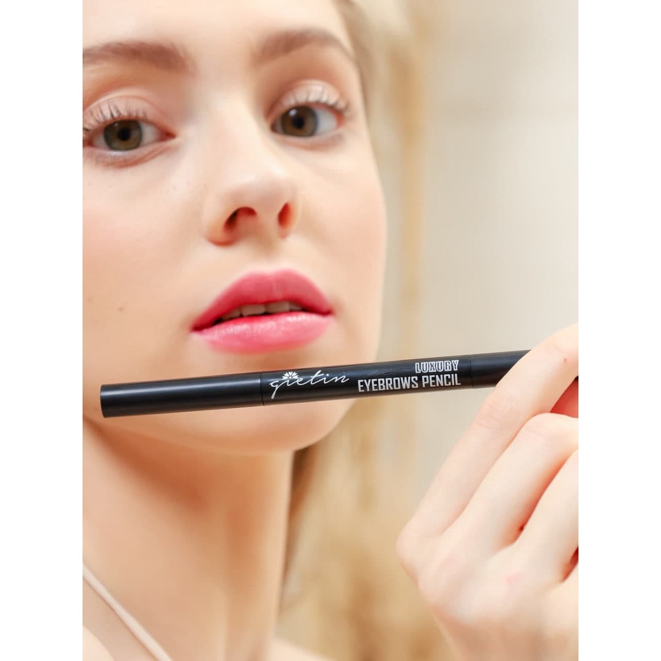 ASK Gietin LUXURY Eyebrow Pencil Pensil Alis Anti Air Dengan 2 Pilihan Warna pensil alis gietin BPOM GT04