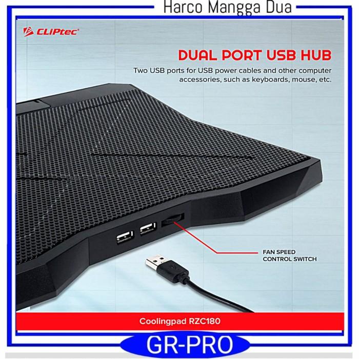 Cooling pad Notebook CLIPTEC RZC-180