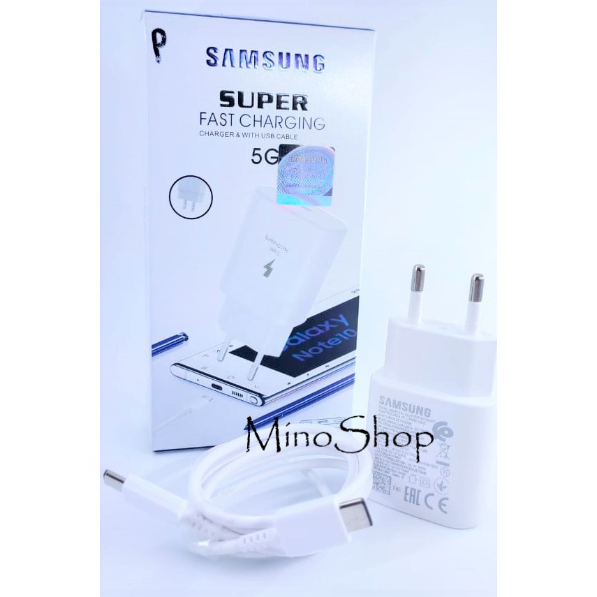 CHARGER SAMSUNG NOTE 10 PLUS SUPER FAST CHARGING USB TYPE-C TO TYPE-C