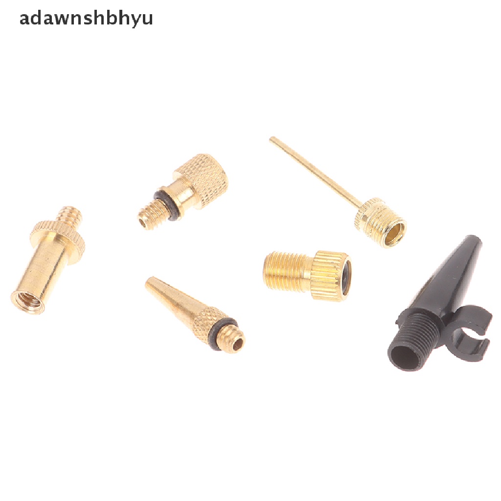 Kit Nozzle Pompa Inflator adawnshbhyu Presta Schrader Valve Adapter Adaptor Klep Sepeda