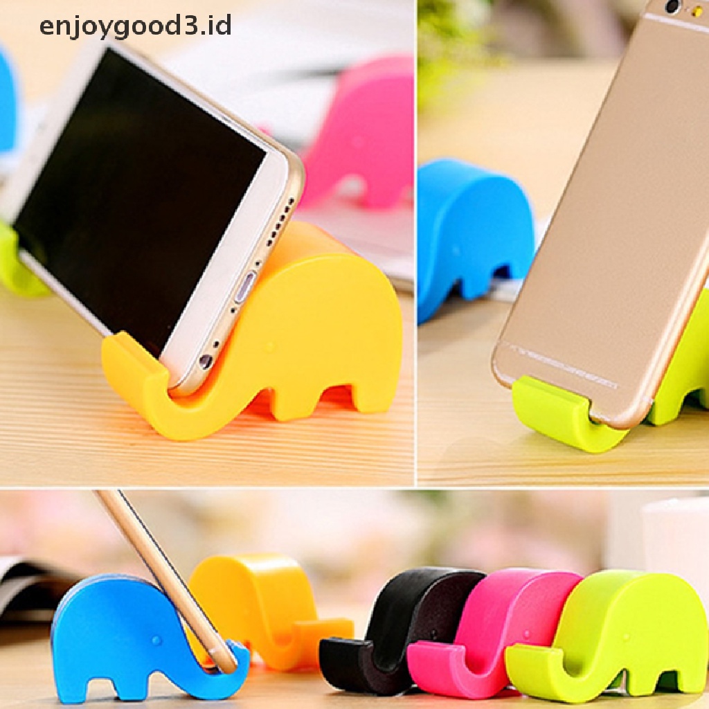 (Rready Stock) 1PC Stand Dudukan Handphone Universal Bentuk Gajah (ID)