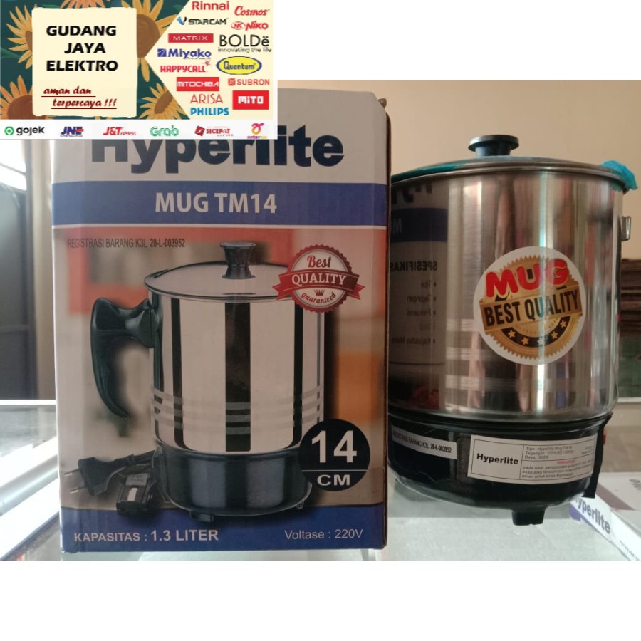 Mug pemanas air hyperlite