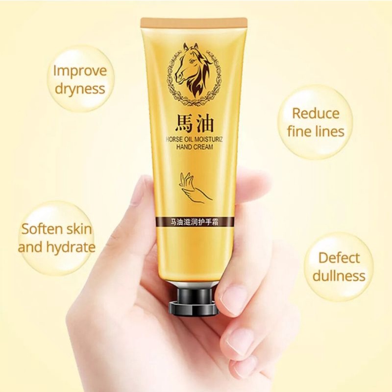 IMAGES HORSE OIL MOISTURIZING HAND CREAM PENUAN TANGAN KAKI KULIT KERING MELEMBABKAN MEMUTIHKAN 30ML