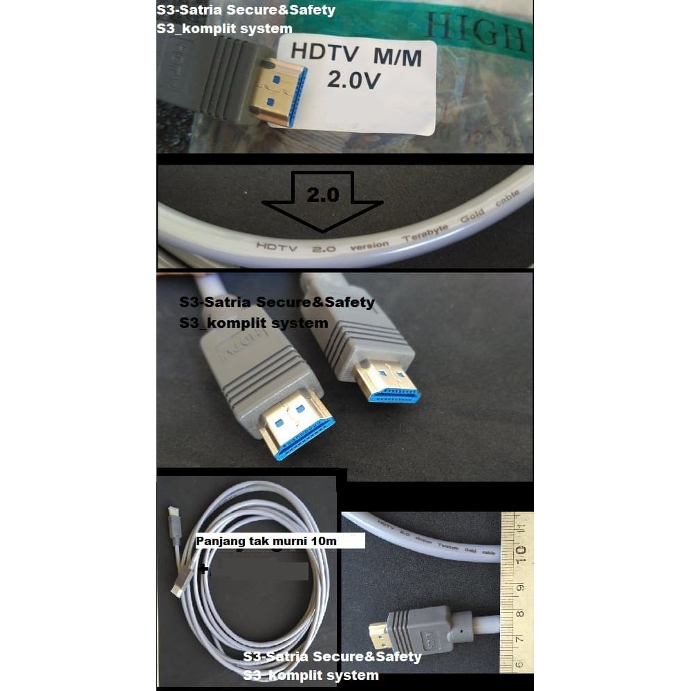 KABEL HDMI 10M / KABEL HDMI 10 METER