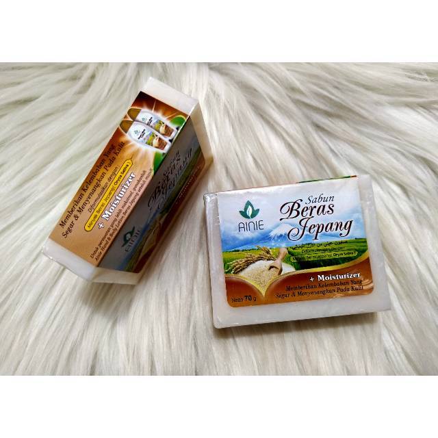 Ainie Sabun Beras Jepang 70gr Sabun Beras Indonesia