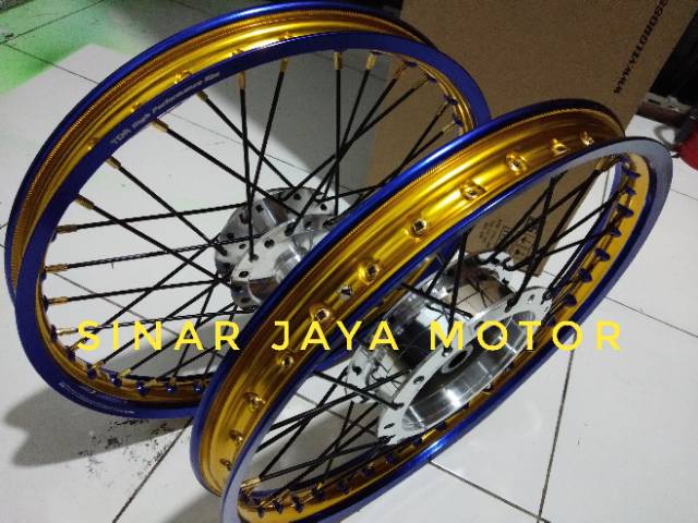 Velg beat scopy vario 110 ring 17 TDR 1set sepaket paketan  plus rakit stel