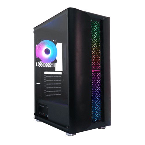 Cube Gaming Exora - Tempered Glass, ATX, 1x Autoflow RGB Fan