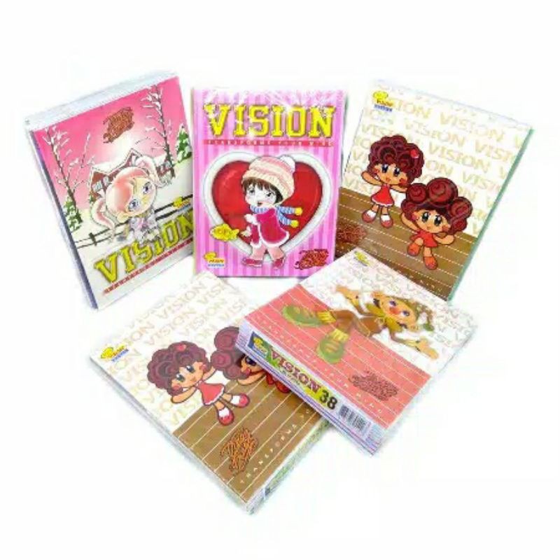 

(10pcs)BUKU TULIS VISION isi 38 lembar