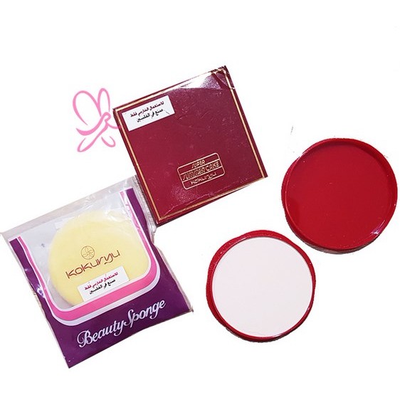 DISKON Bedak Arab Kokoryu Original With Sponge Pemutih Wajah Terlaris TERLARIS