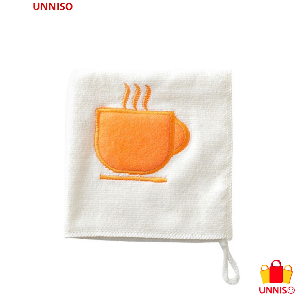 UNNISO - Kain Lap Handuk Dapur Lap Tangan Microfiber KL1