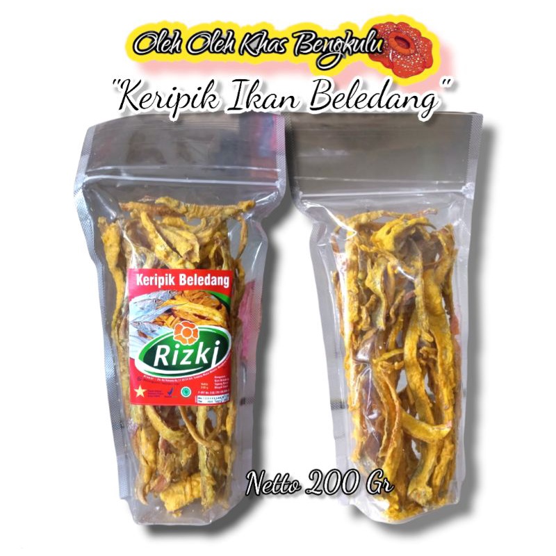 Jual Keripik Ikan Beledang Bledang 200 Gr Khas Bengkulu Super Renyah