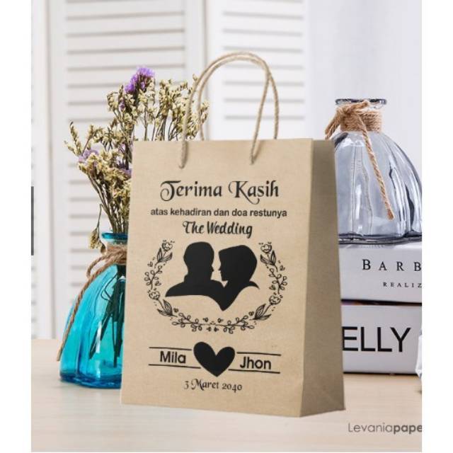 Paper Bag Souvenir Pernikahan | Shopee Indonesia