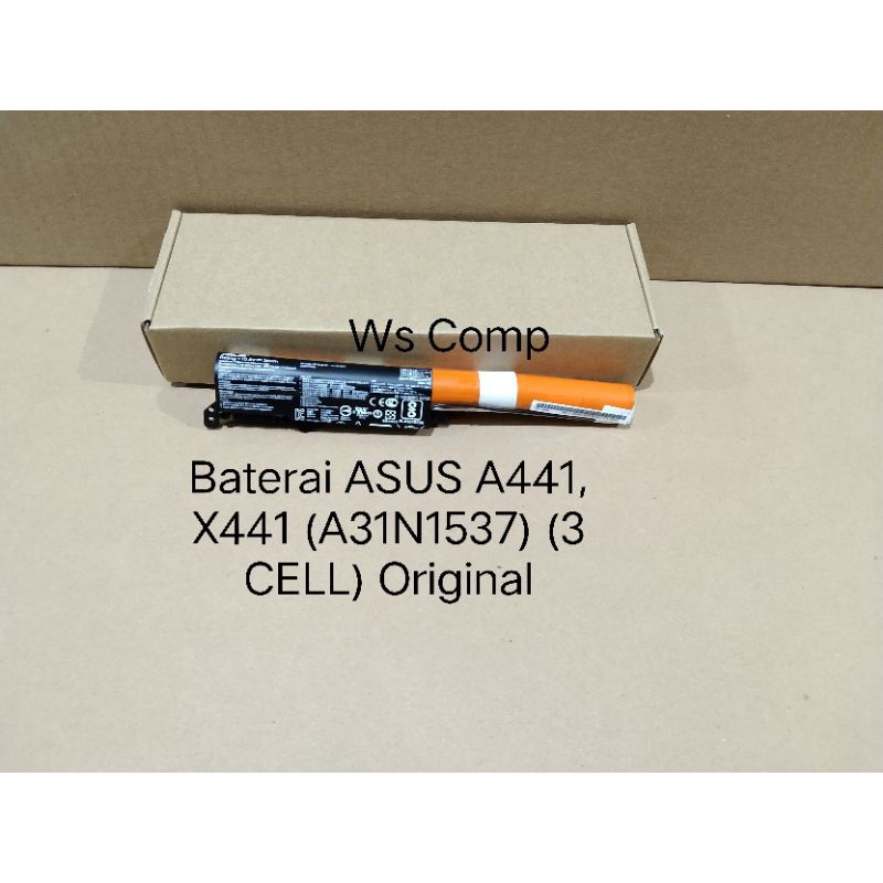 Baterai ASUS A441 X441 A31N1537 3 CELL Original
