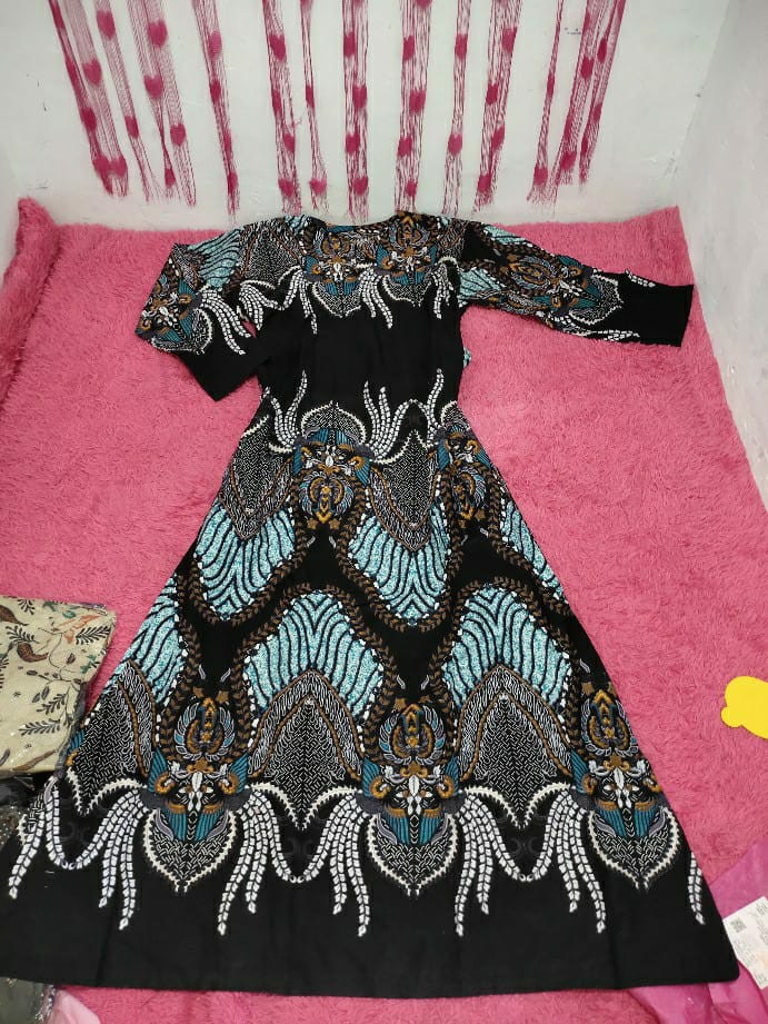 Hanggono Couple Ori Najwa/ Couple Batik / Gamis Batik Couple / Gamis Batik / Batik Couple /kemeja