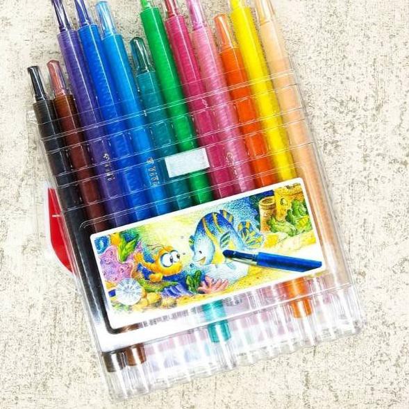 

Stok terbatas!.. CRAYON PUTAR TITI 12 WARNA PANJANG