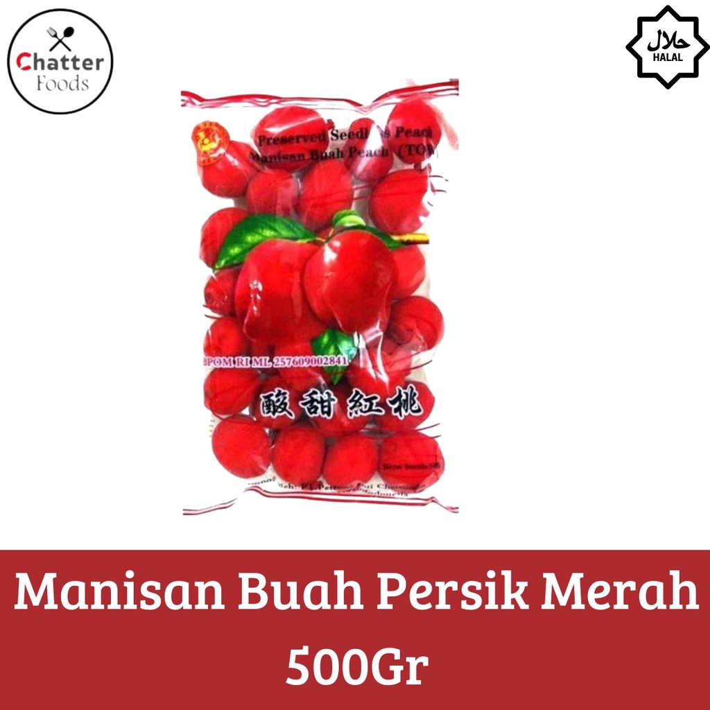 

Manisan Buah Persik Chen Liang Ji/ Manisan Buah Plum/ Manisan Buah Peach