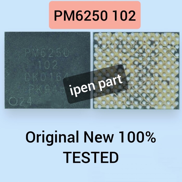 IC Power PM6250 102 Redmi Note 9 Pro Original New Tested Xiaomi