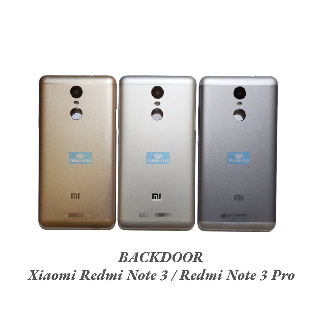 Backdoor / Tutup Baterai Xiaomi Redmi Note 3 / Redmi Note 3 Pro Original