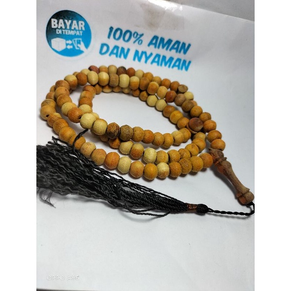 tasbih kayu secang merah delima