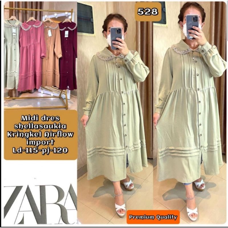 MIDI DRESS SHELLA SAUKIA PREMIUM BY ZARA