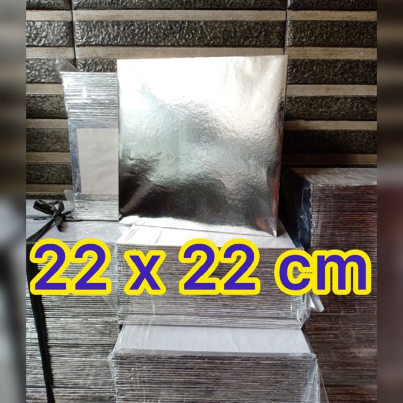 TATAKAN KUE UKURAN 22CM, TATAKAN KUE KOTAK, TATAKAN KUE KAYU, TATAKAN FOIL, TATAKAN CUP CAKE, TATAKA