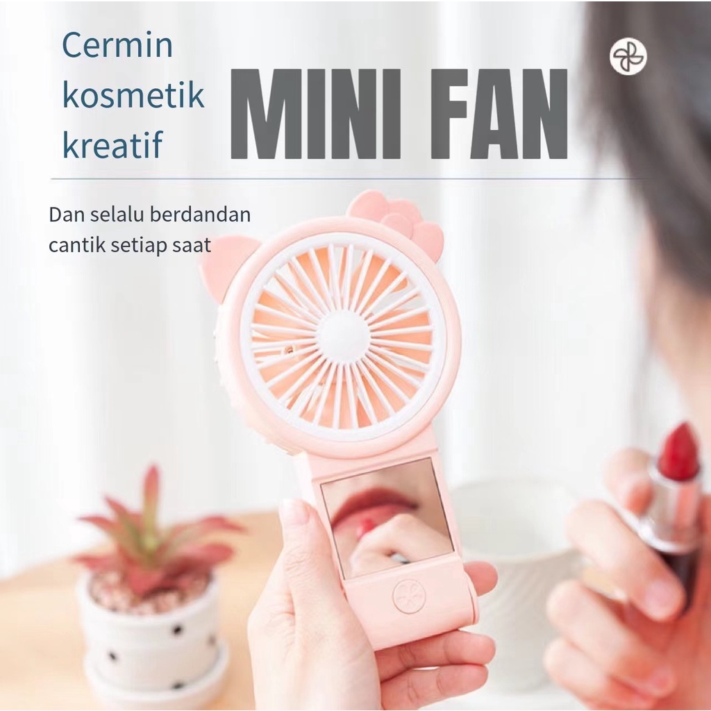 MINI IMUT KIPAS ANGIN MINI GENGGAM Cute / Kipas Lipat PORTABLE / Mini Fan C130