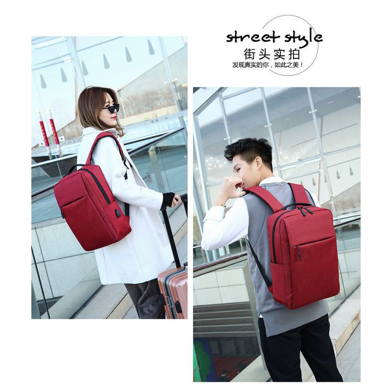 Tas Ransel Laptop Import Multifungsi 17