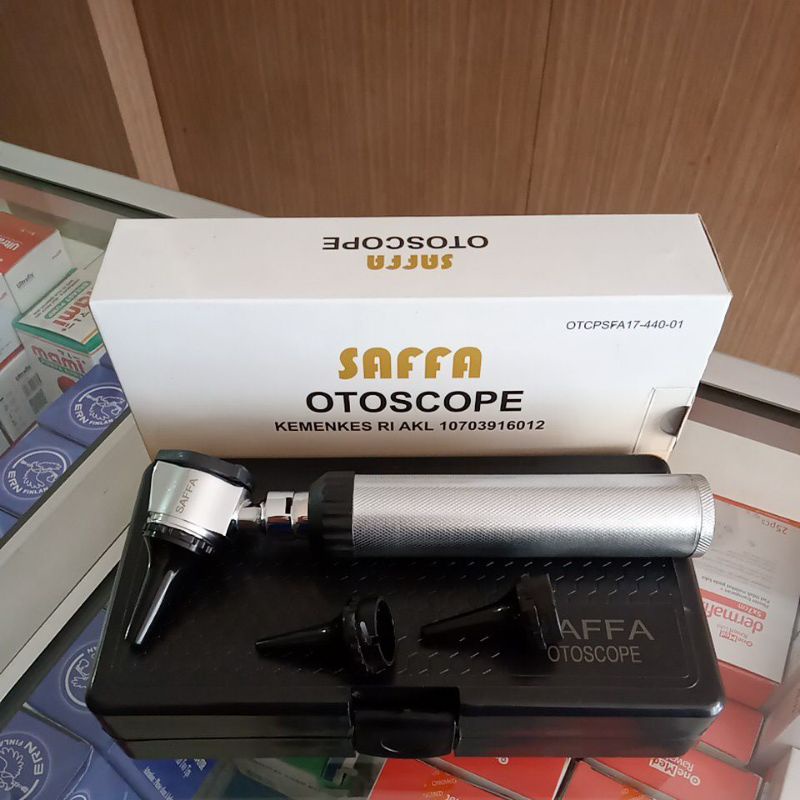 Otoscope gagang stainless saffa marwa