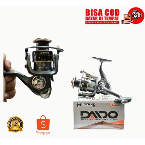 RILL PANCING LAUT [IMPORT] DAIDO MUSTANG SPIN 2000-6000 [SUPER HALUS DAN KUAT]