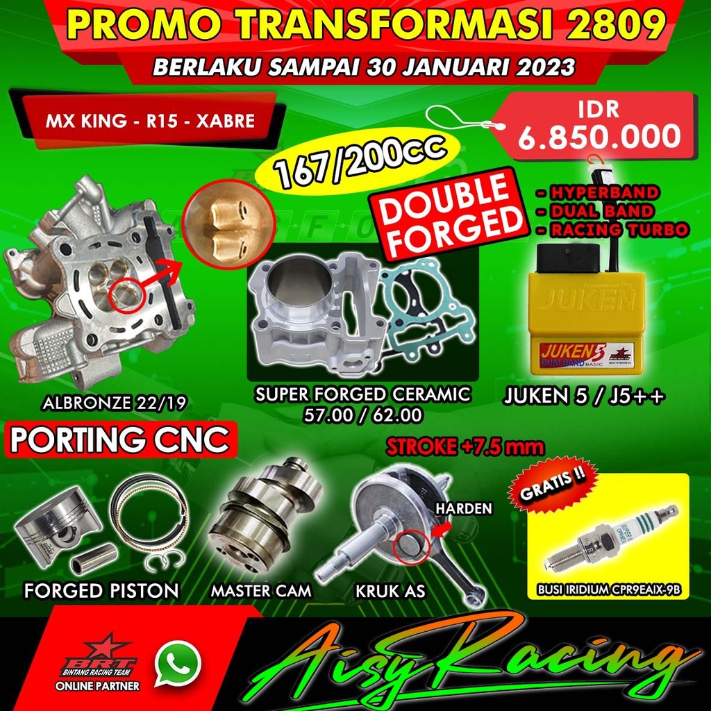 bore up r15 v3 250cc