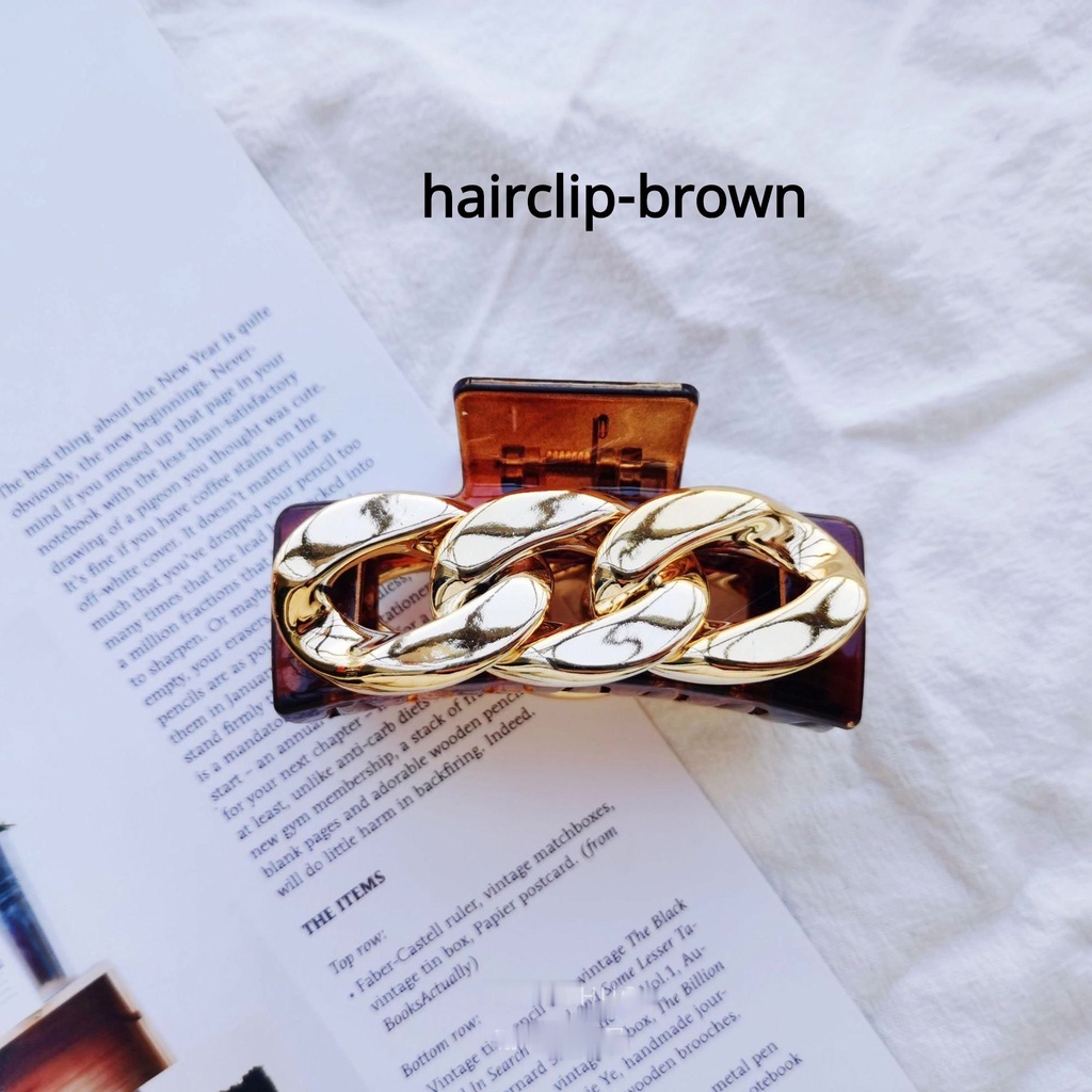 Fashion Chain Metal Grip Hairpin Hair Clip