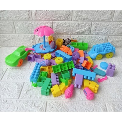 Mainan Edukasi BLOCK TAS susun susun BL-1818 - Mainan Edukasi Anak Blok Mainan