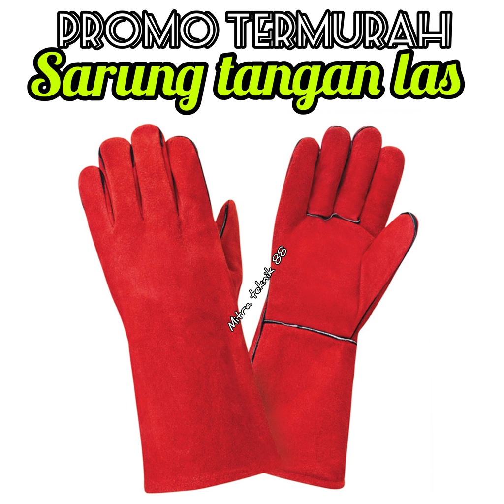 PAKET HEMAT 4 ITEM - Sarung Tangan Las Kulit Welding Gloves Safety Glove Anti Panas + Kaca Mata Las Buka Tutup Kacamata Welding Goggles + Siku Magnet Set 4 Pcs Mini Smart Welding Magnet Las + TOPENG Las Otomatis Auto Darkening Mask Kedok Helm Las Automat