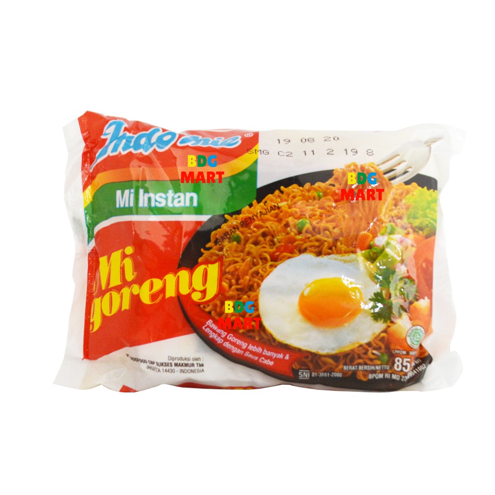 

ECERAN Indomie Goreng Reguler Mie Instan Goreng Lengkap Dengan Bawang Goreng dan Saus Cabe - 85gr