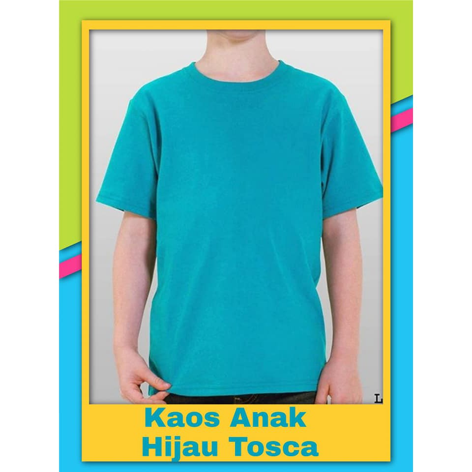 Kaos Oblong Polos Warna Hijau Tosca Kaos Polos Hijau Tosca