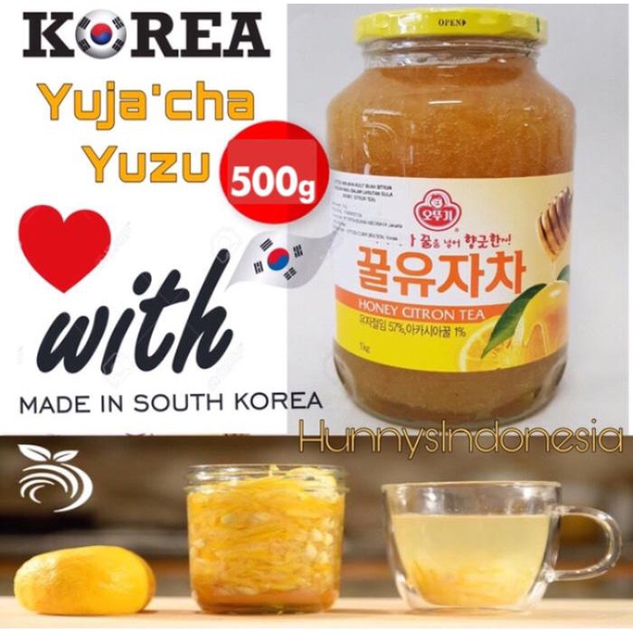 

BARU YUZU KOREA TEA | YUJACHA | TEH YUJA | HONEY CITRON | JERUK MADU 0,5 KG GROSIR
