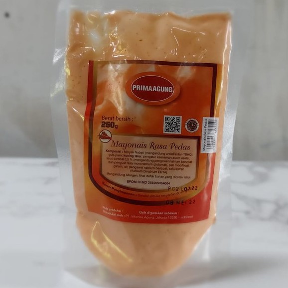 

Prima Agung Saus Mayonnaise Pedas 250gr