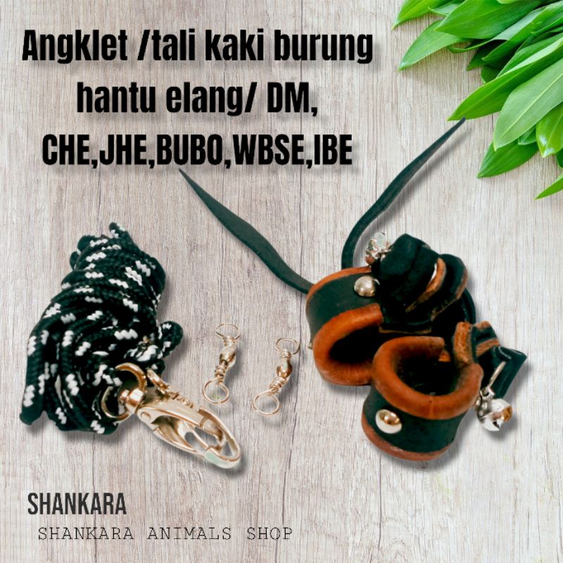 Angklet /tali kaki burung hantu elang/ DM, CHE,JHE,BUBO,WBSE,IBE
